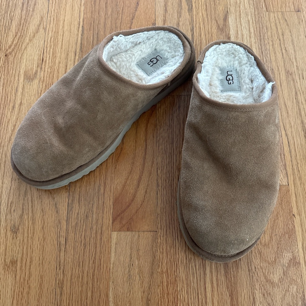 UGG Men's Tan Slip-On Loafers